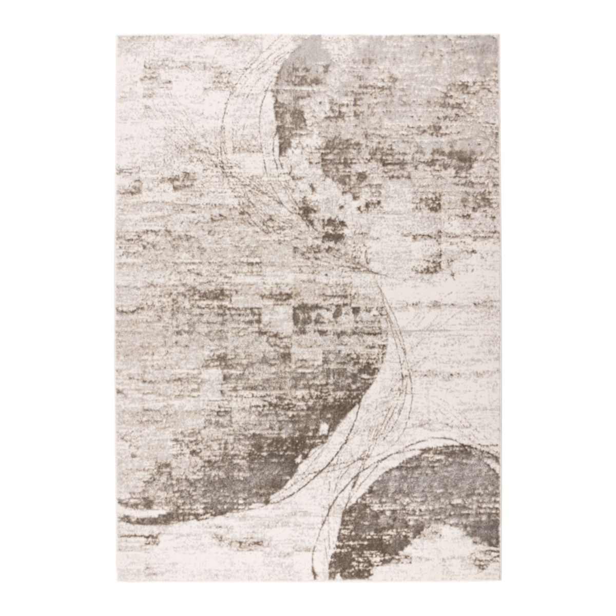 Chalk 325 Silber / Beige 200 x 290 cm