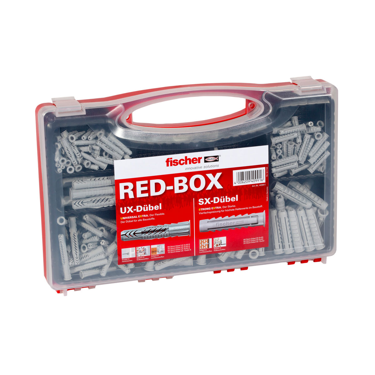 Fischer  Sortimentsbox UX/SX 290-teilig