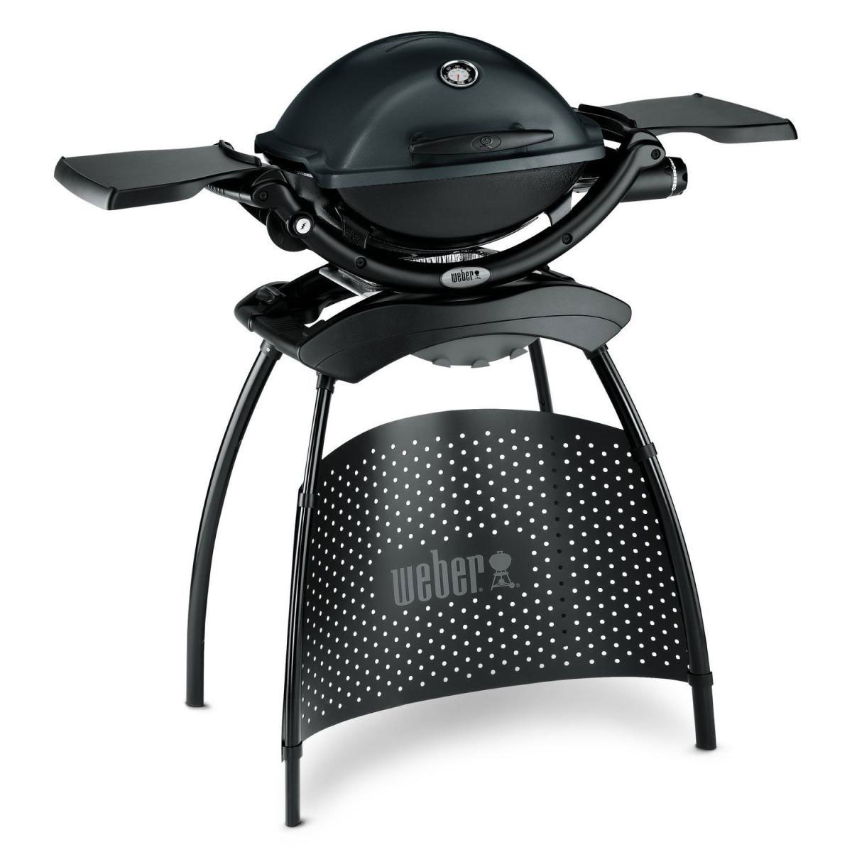 Weber Gasgrill Q 1200 Stand schwarz Bild 1