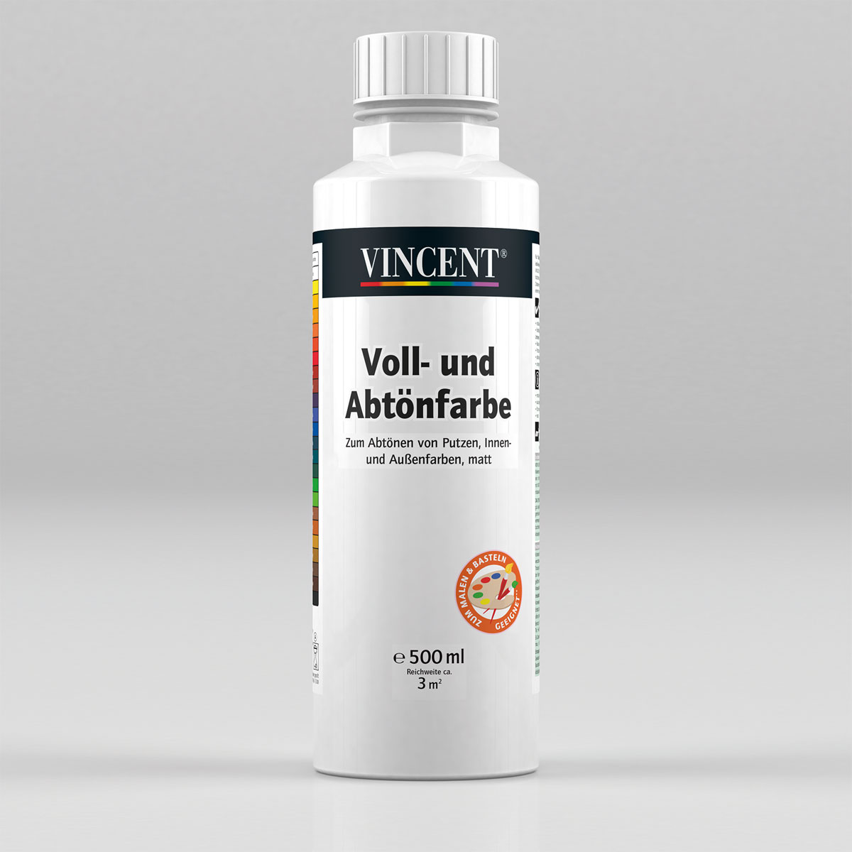 Vincent Voll- und Abtönfarbe weiß 0,5 L