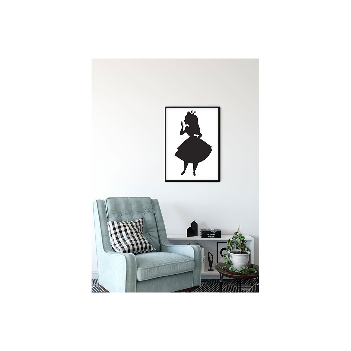 Komar  Wandbild Alice Silhouette 50x70 cm Bild 5