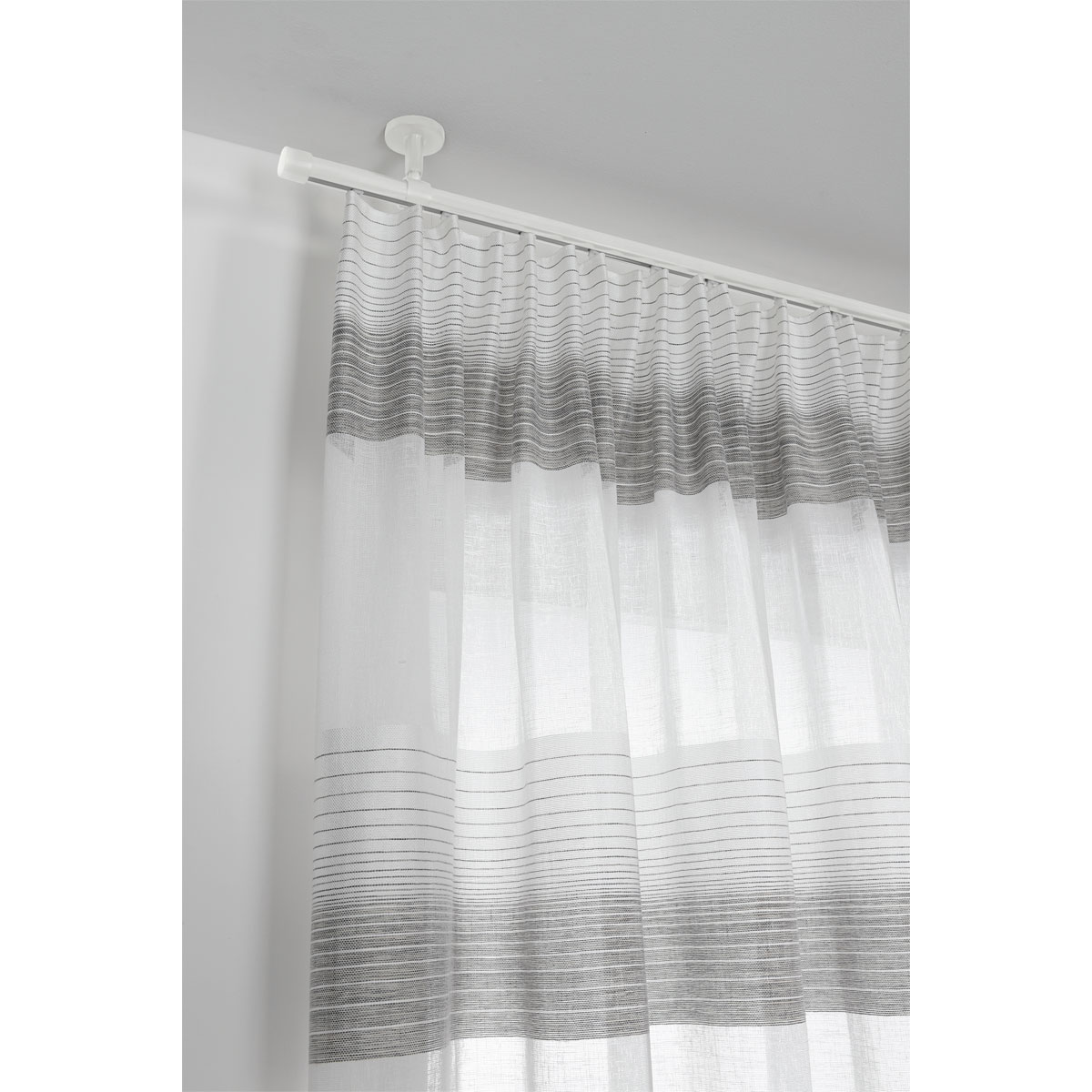 Gardinia  Gardinenstange Chicago mit Innenlauf Durchmesser 16 mm 200 cm weiß Bild 6