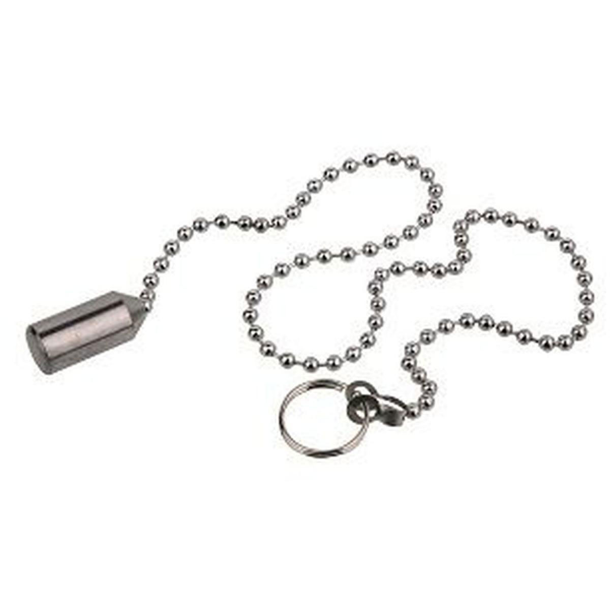 Kirchhoff Ventilkette mit Kontergewicht 400 mm verchromt