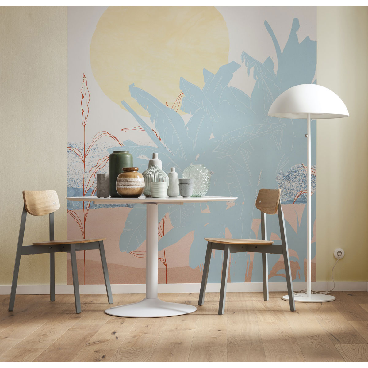 Komar  Vlies Fototapete Banana Leaves 250x280 cm