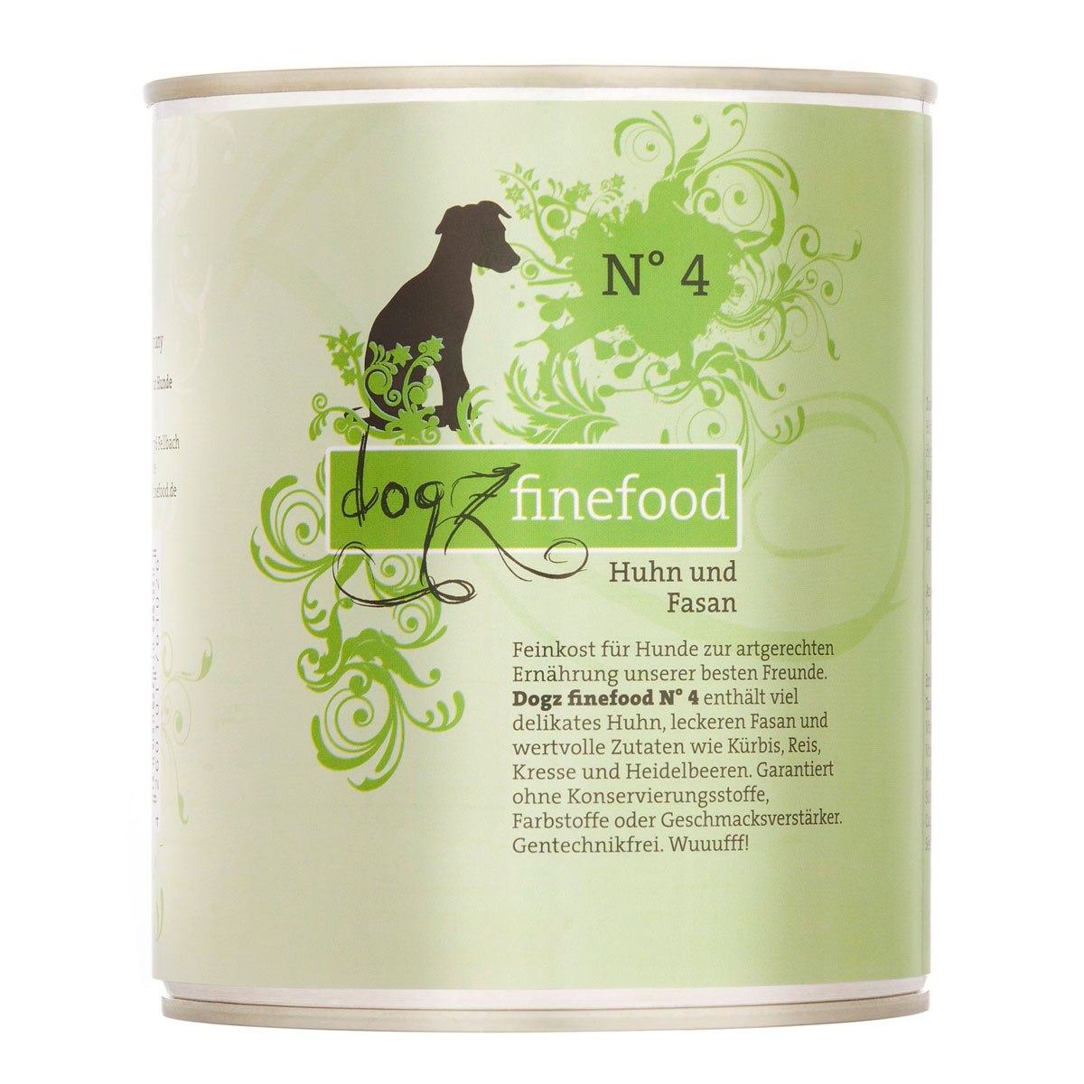 Dogz finefood Dose No 4 Huhn Fasan 800g