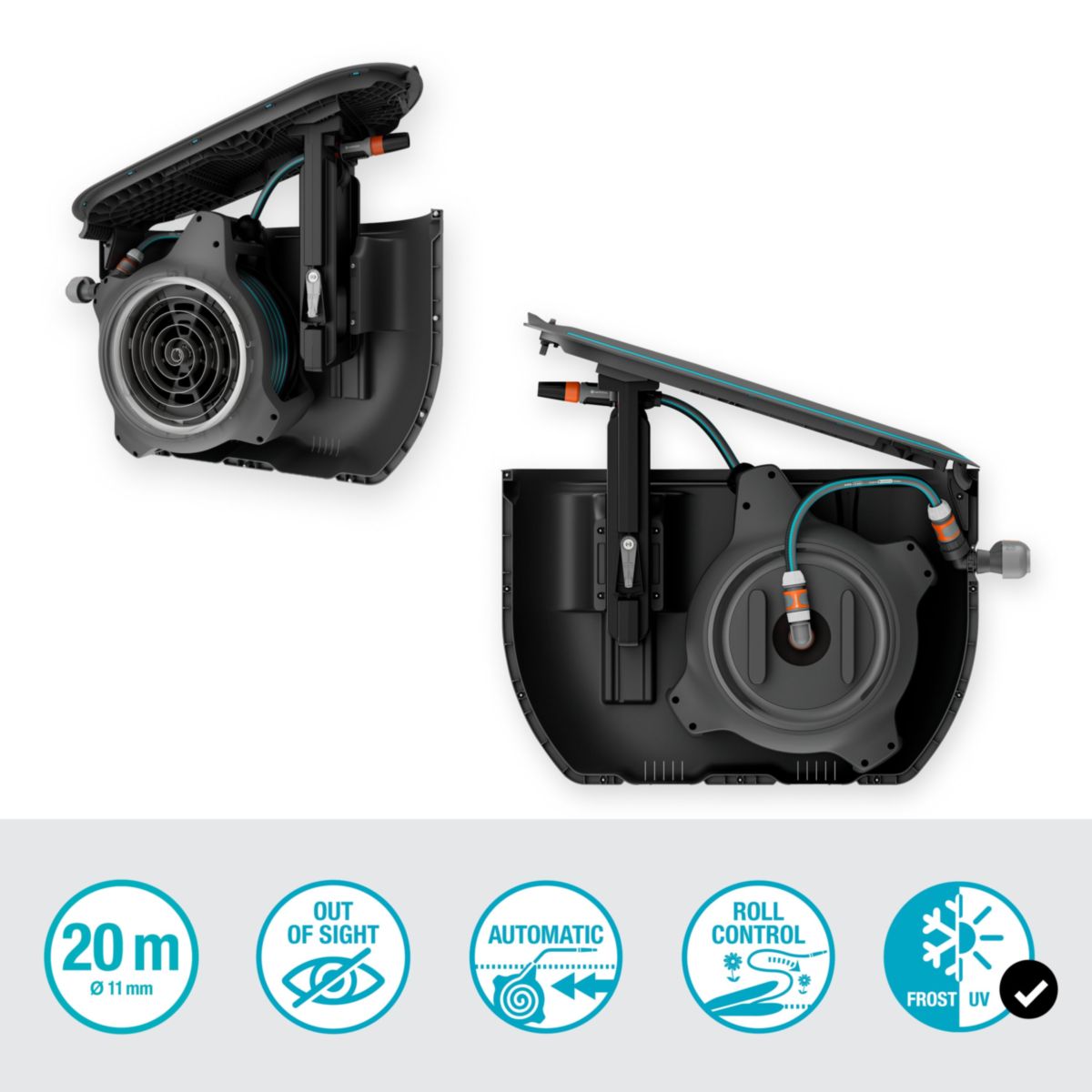 Gardena Schlauchbox RollUp Undercover M mit 20 m Bild 3