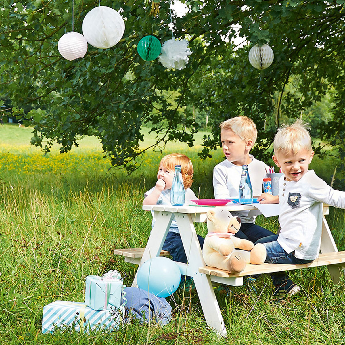 Pinolino Kindersitzgarnitur Nicki für 4 weiß Bild 2