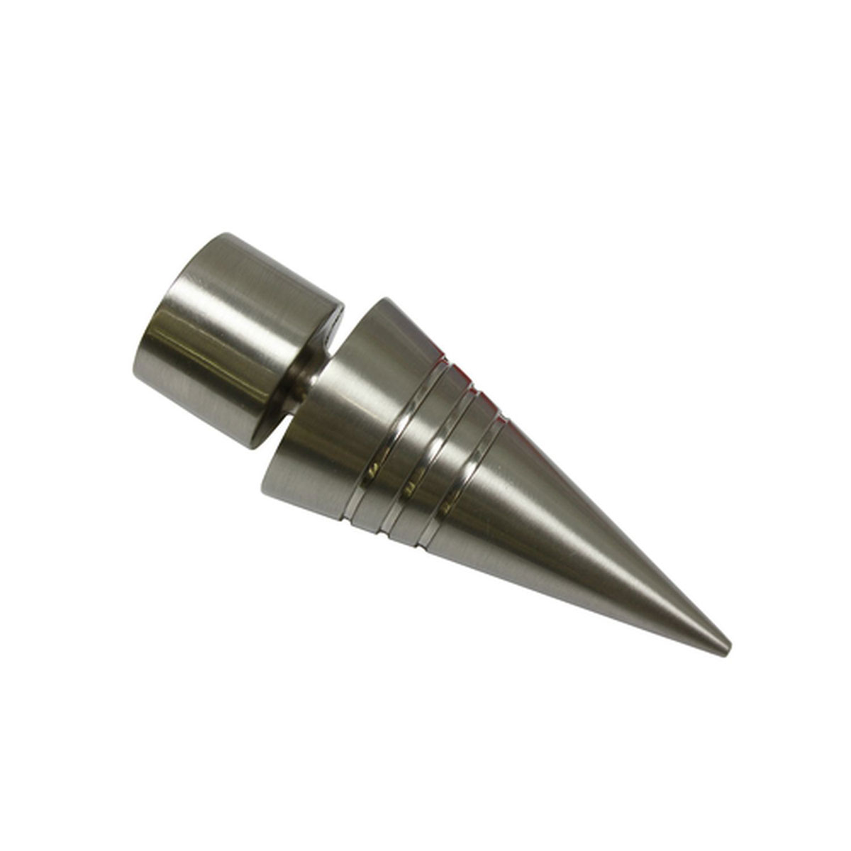 Gardinia Endstück Chicago Spitze für Durchmesser 20 mm Edelstahl-optik
