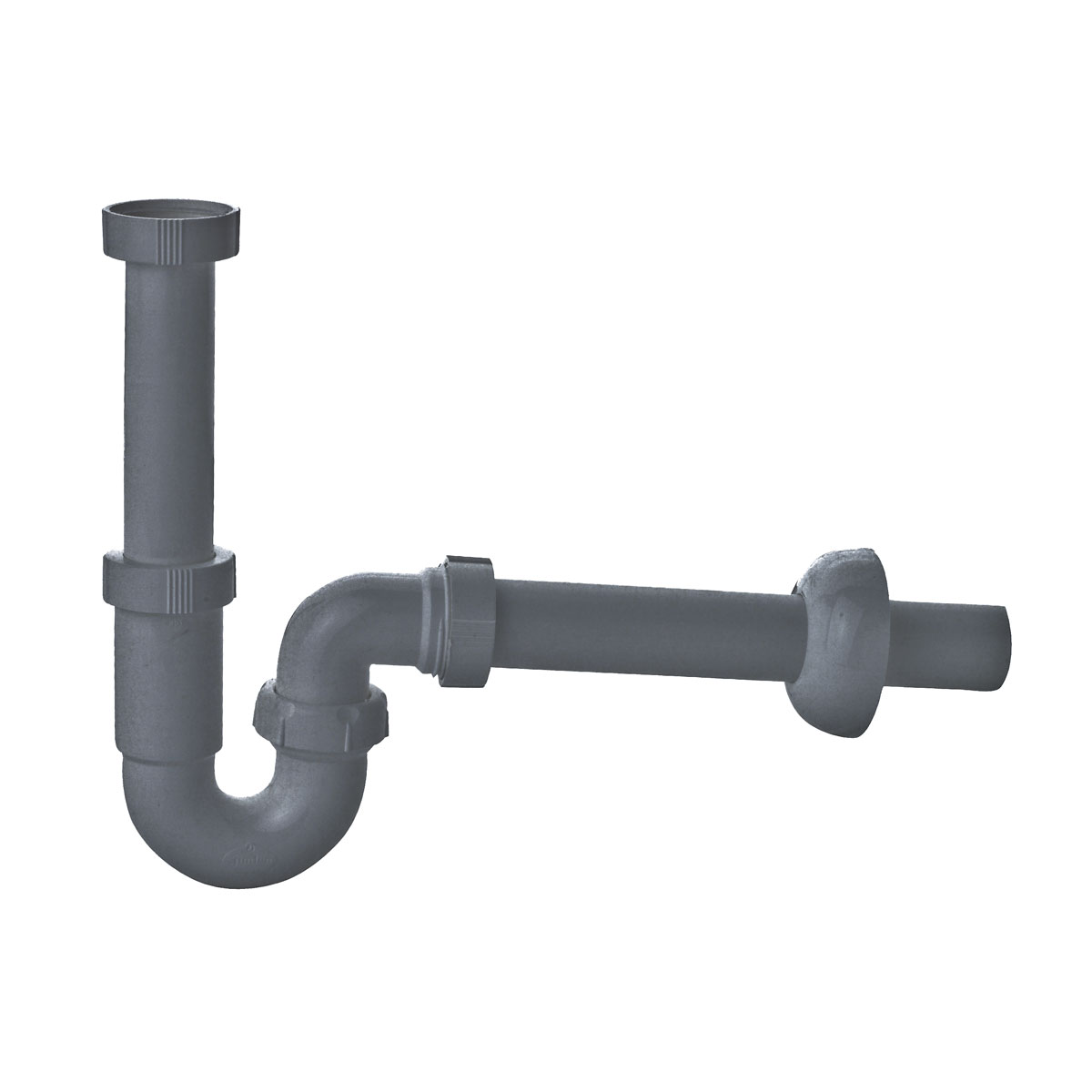 Kirchhoff Röhrensiphon ECO-SAVE KS grau 1 1/4" x Durchmesser 32 mm Bild 1