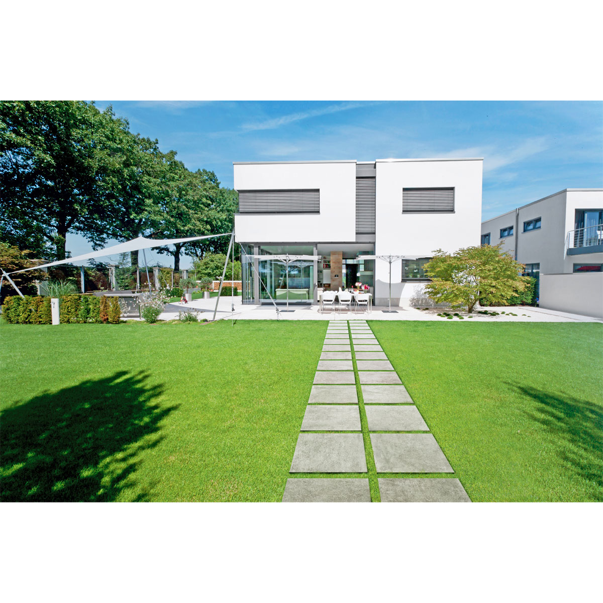 Terrassenplatte Nimbus grau 90 x 90 x 2 cm Bild 2