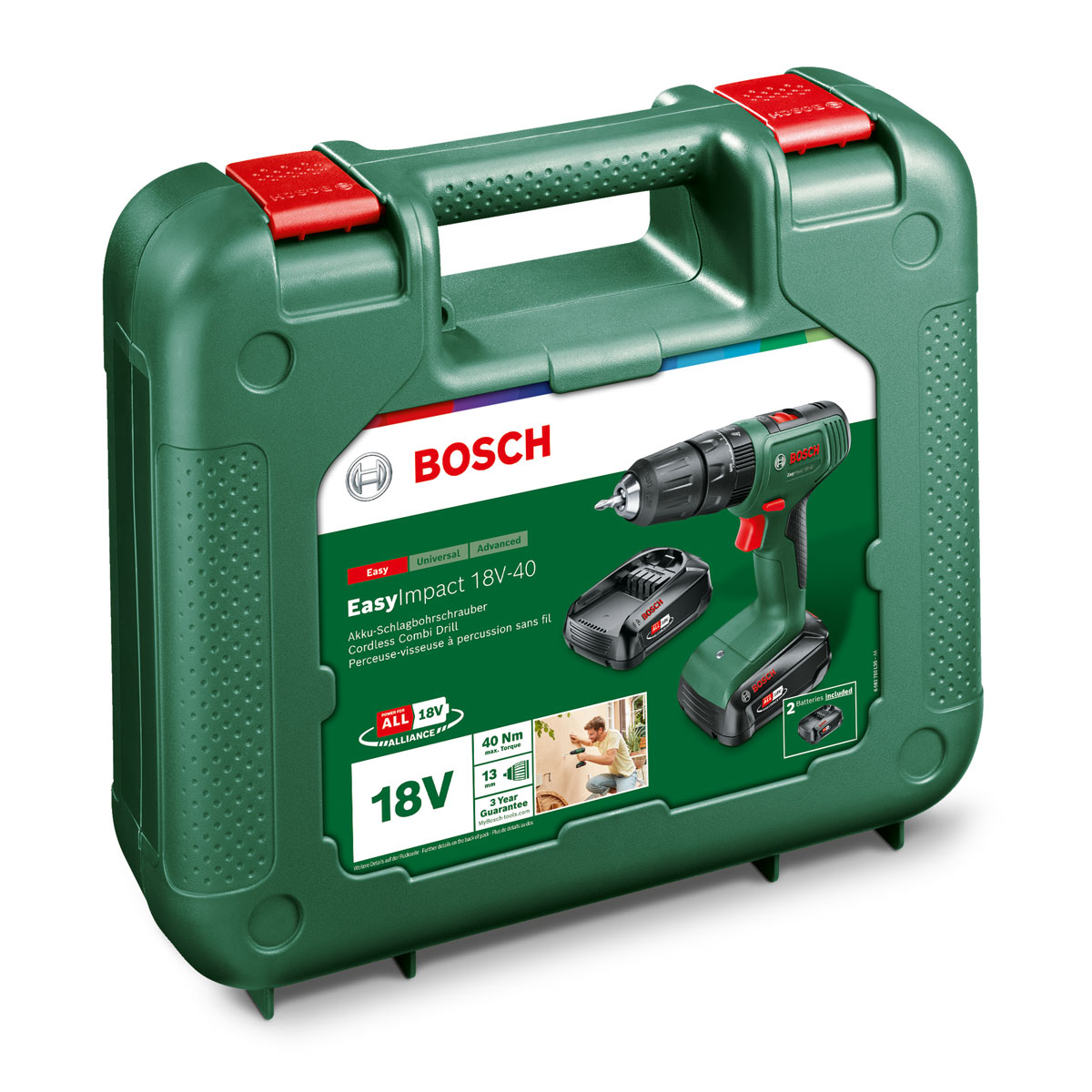 Bosch  Akku-Schlagbohrschrauber EasyImpact 18V-40 Bild 2