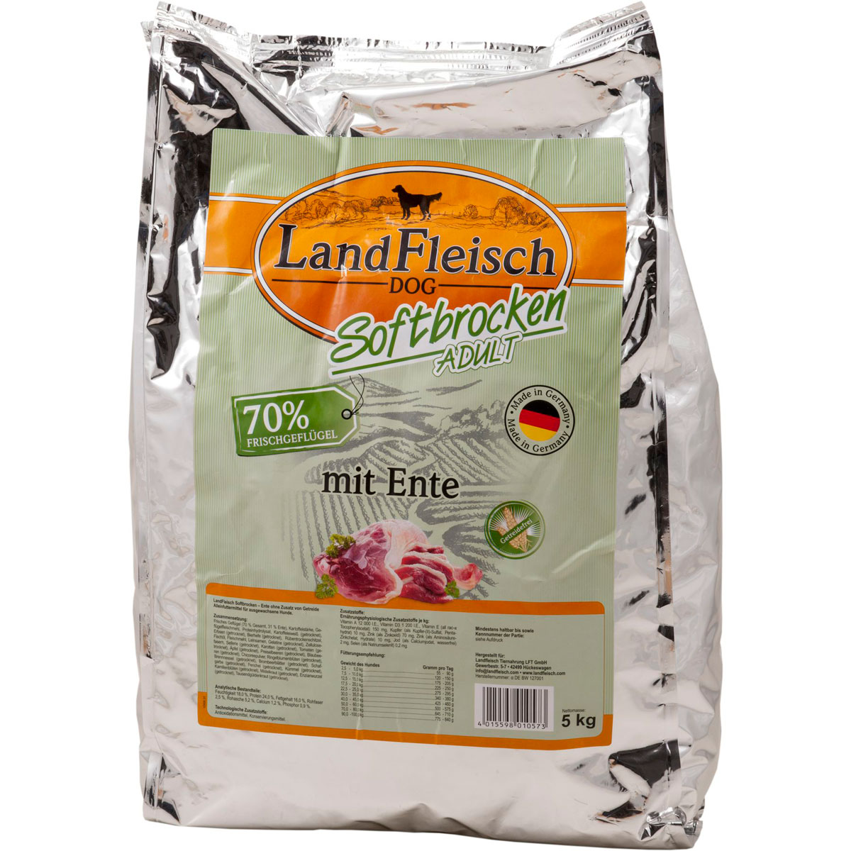 Dog Softbrocken mit Ente 5kg