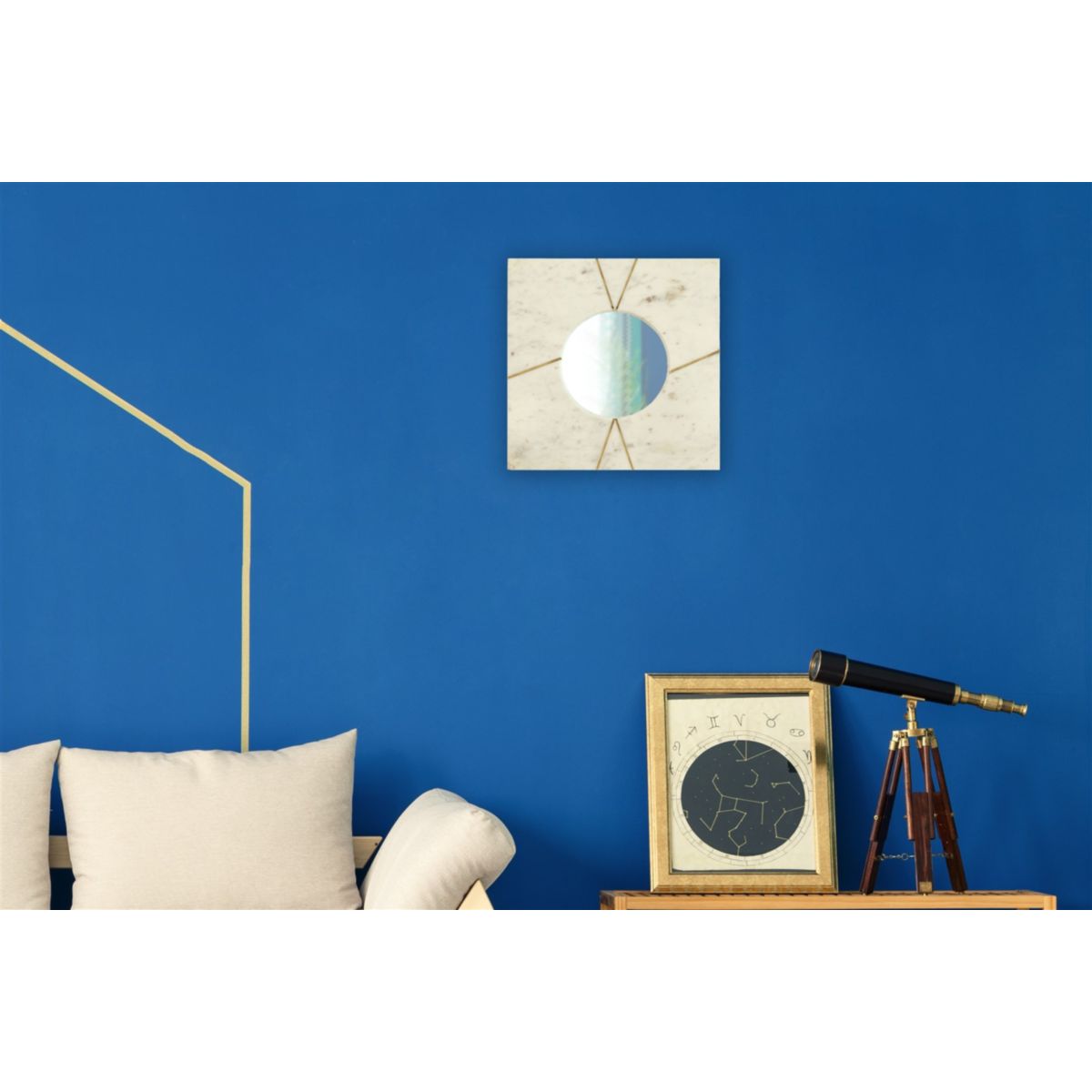 Wandspiegel Dexter 225 weiss Bild 2