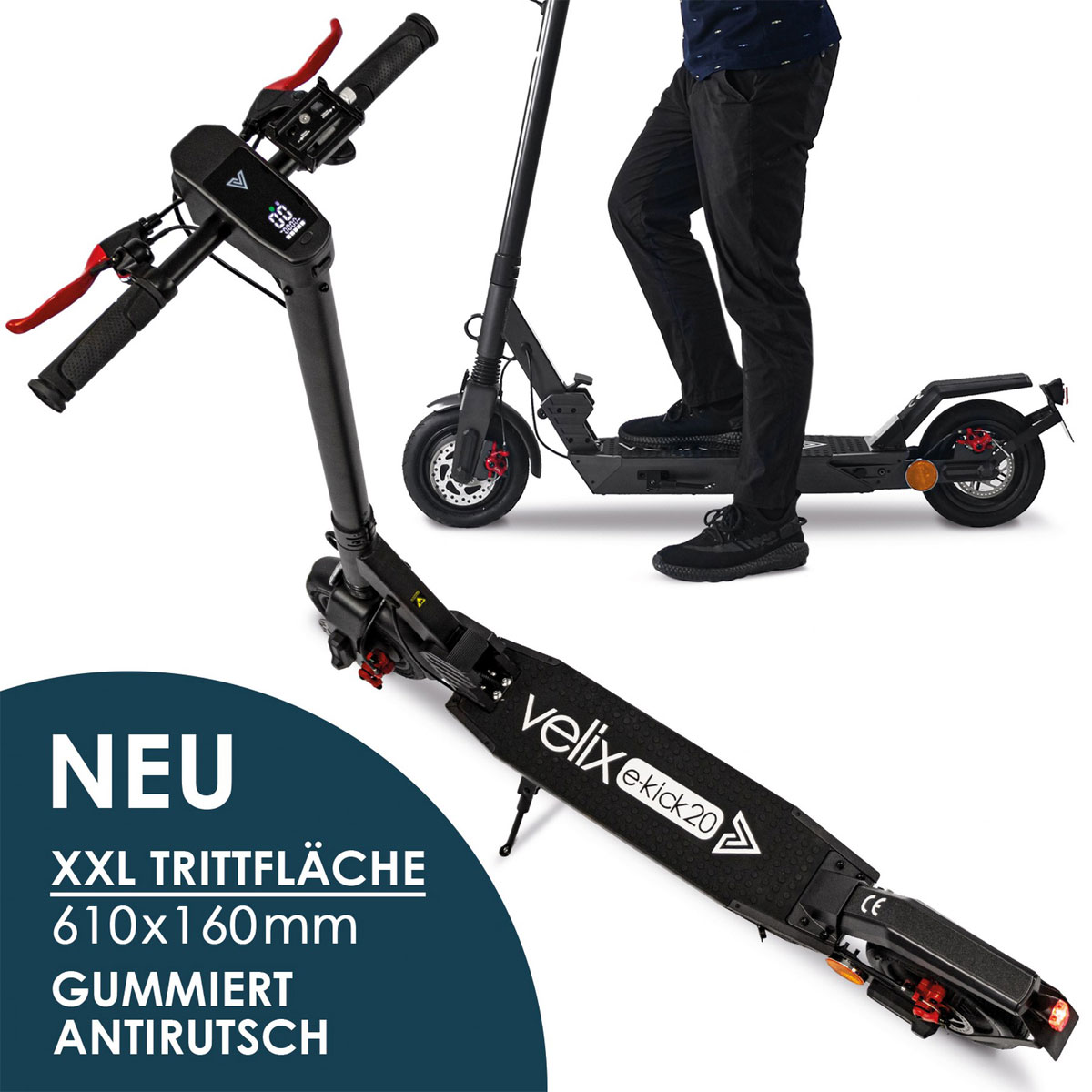 Velix E-Kick-Roller „2021“, 20 V Bild 6