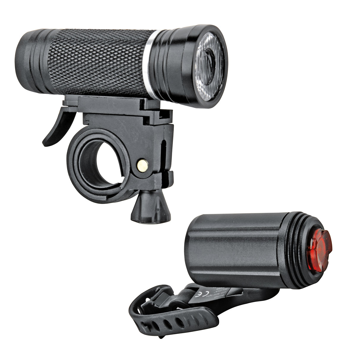 Fischer Bikes LED-Leuchten-Setfür Fahrräder 30/15 Lumen