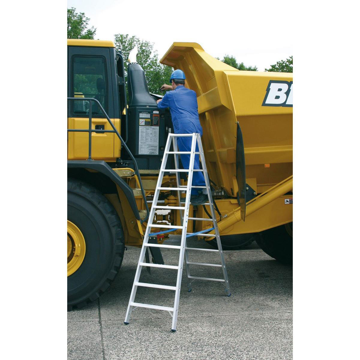 Krause Stufen-Doppelleiter Stabilo 2 x 10 Stufen Bild 3