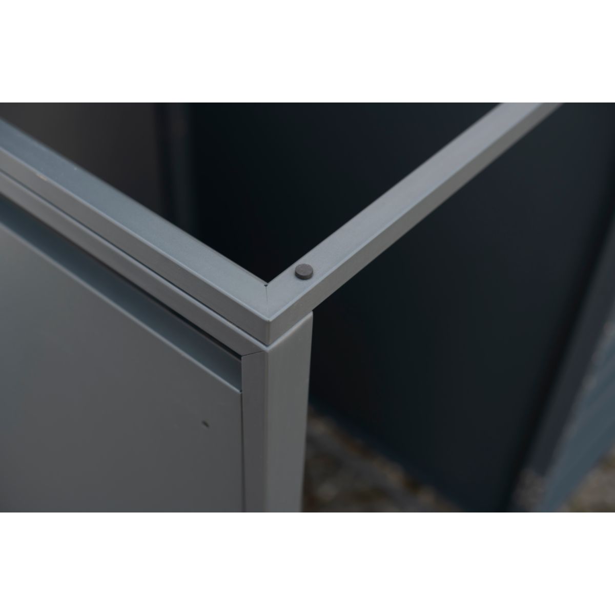 Westmann Mülltonnenbox Kubus 4x 240 L 80x264x116 cm Bild 7