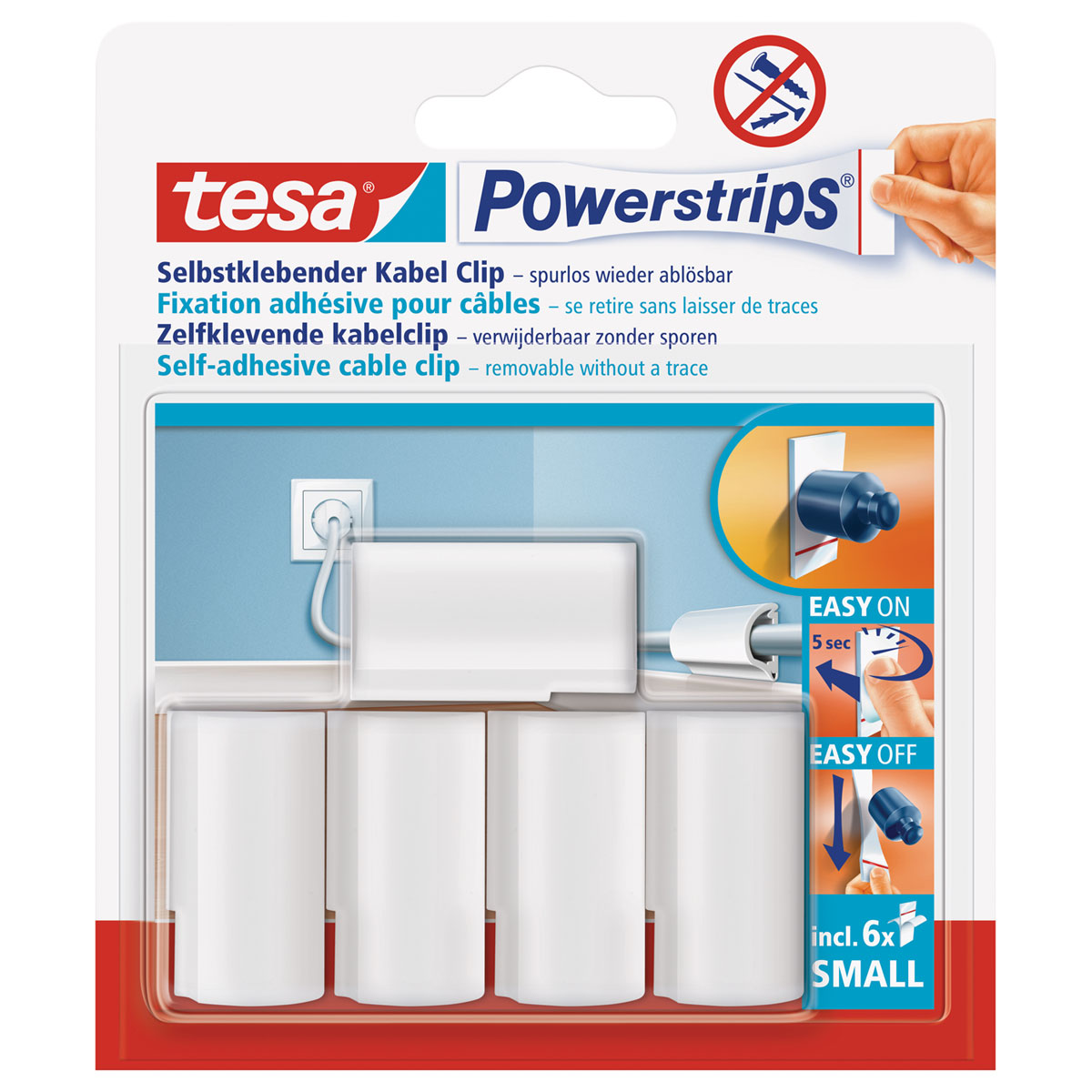 Tesa Kabel-Clip 5 Stück Bild 1