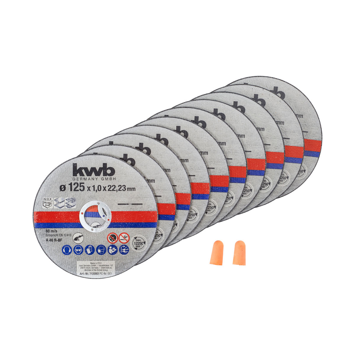 kwb  Dünntrennscheiben-Set 10 teilig Bild 1