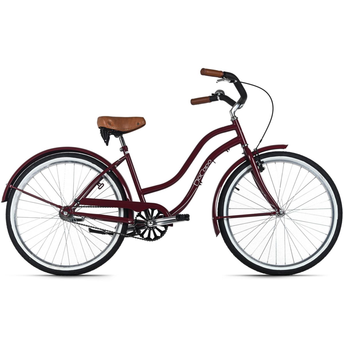DaCapo Beachcruiser Damen 26" Beach Rot 1 Gang RH 46 cm