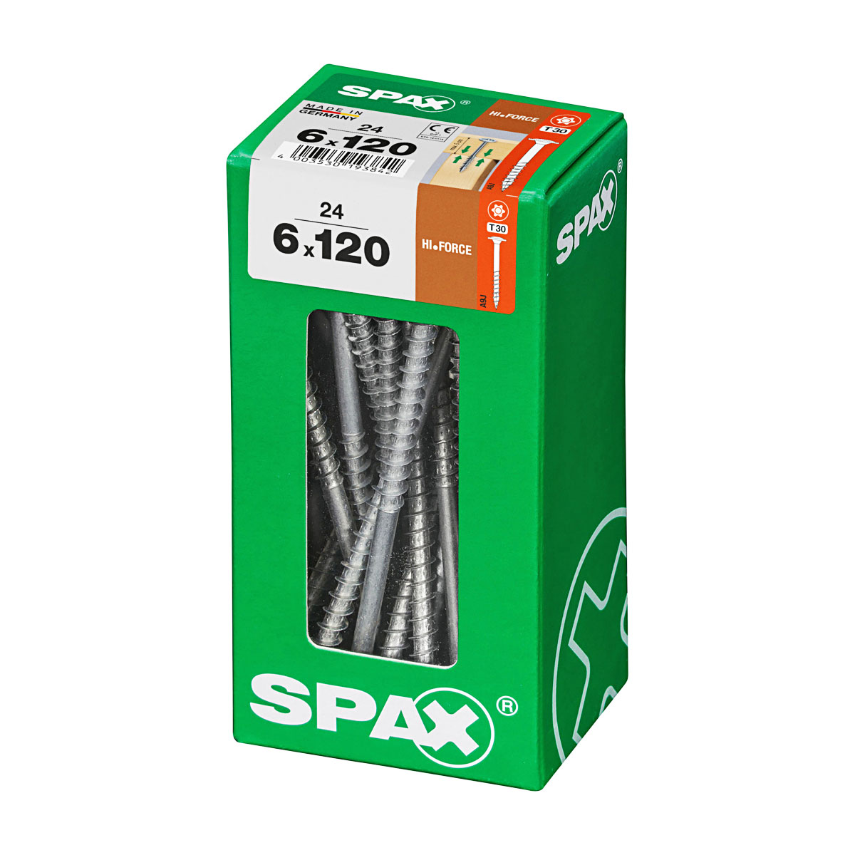 Spax Schrauben HI.FORCE 120 x 6 mm 24 Stück Bild 2