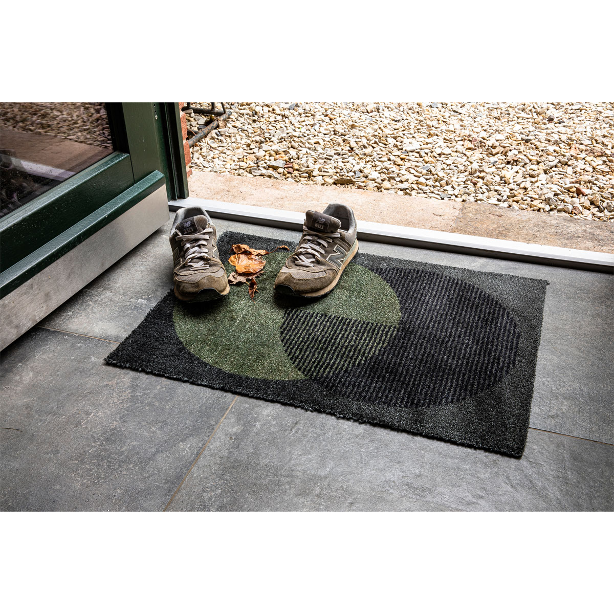 Schöner Wohnen  Schmutzfangmatte Manhattan 50x70 cm Semi-Circle oliv-grün Bild 4