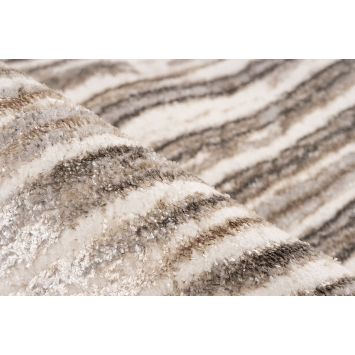 Chalk 225 Silber / Beige 120 x 170 cm Bild 4