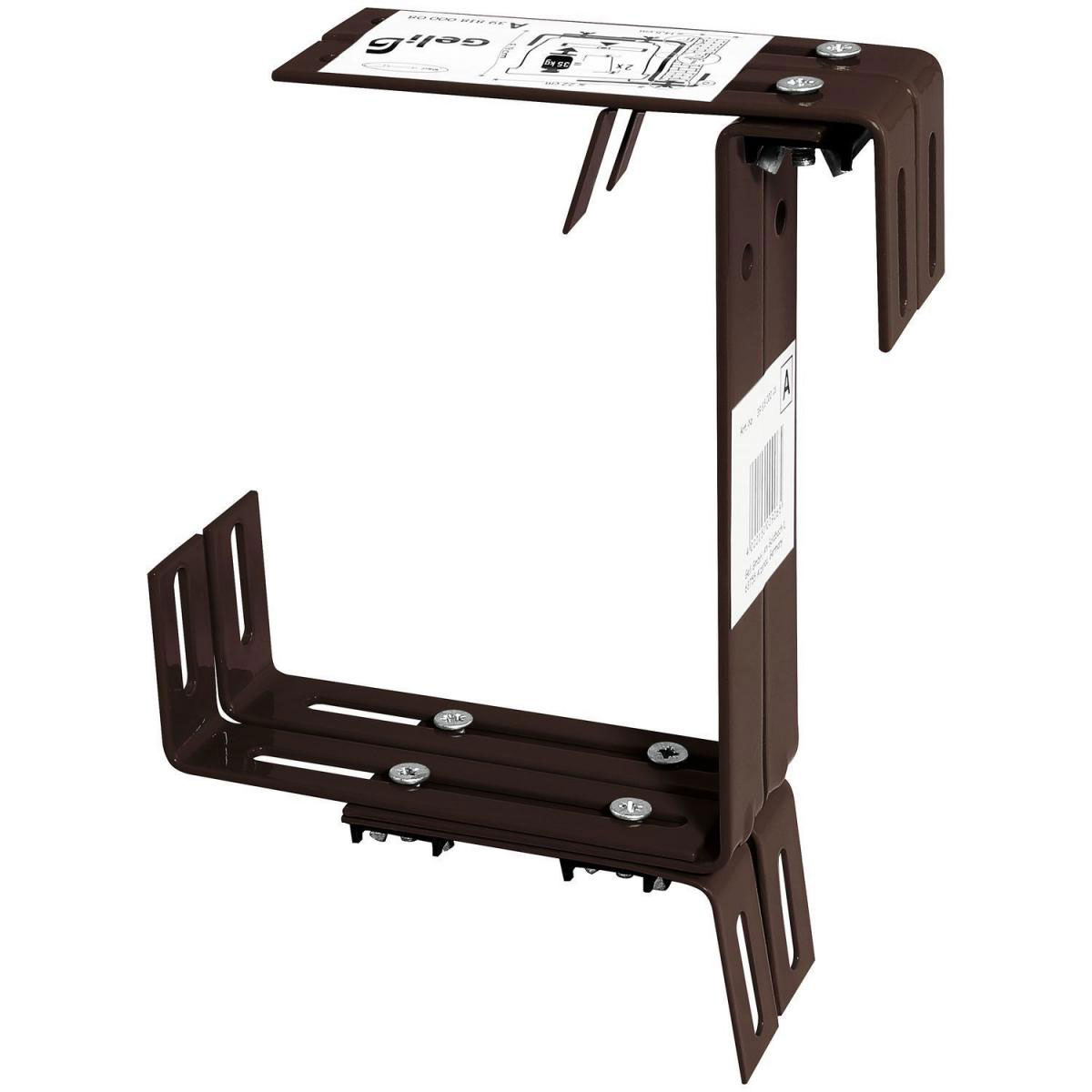 Geli Blumenkastenhalter Typ A braun