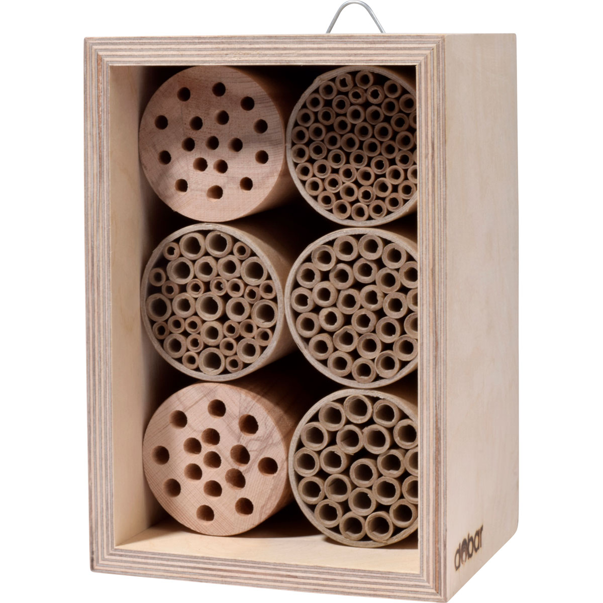 dobar Profi-Insektenhotel 16 x 12,5 x 23 cm natur