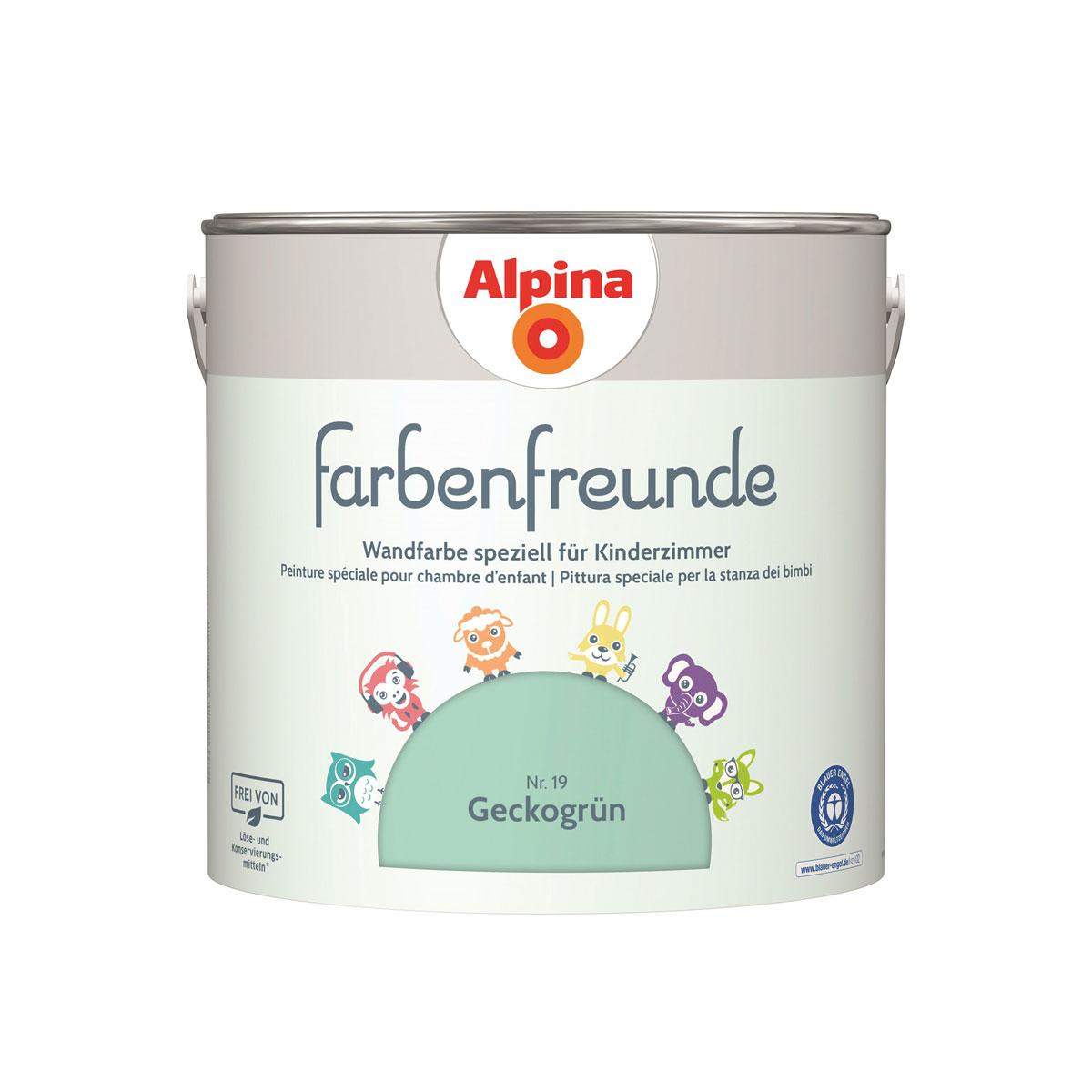 Alpina Farbenfreunde Geckogrün 2,5 l Bild 1