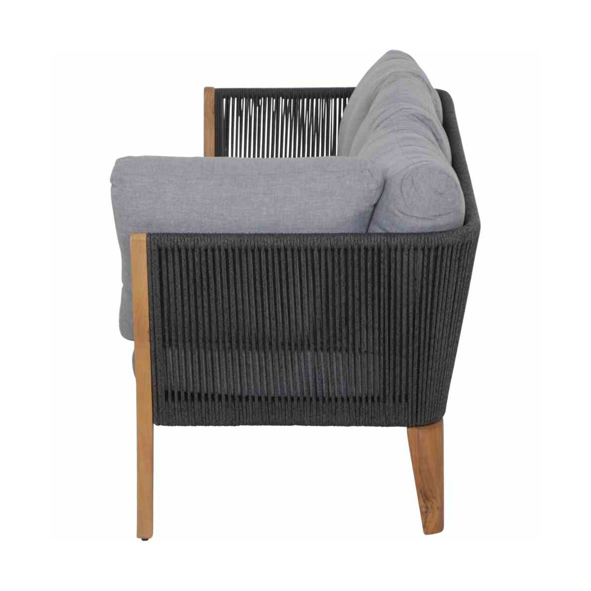 Siena Garden Loungeset „Parma“, 4-teilig, anthrazit/grau Bild 4