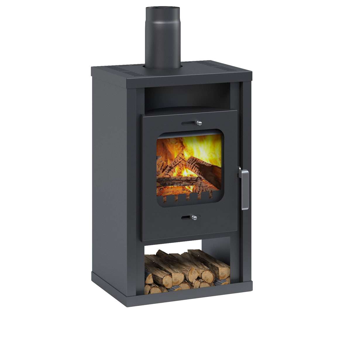 Kaminofen Katharina grau