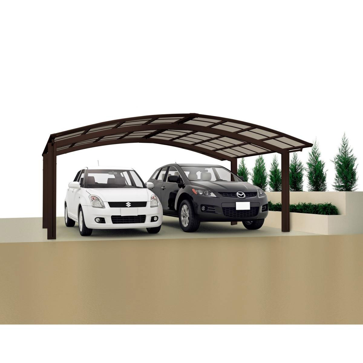 Ximax Carport Alu Portoforte 80 Schwarz M-Ausführung