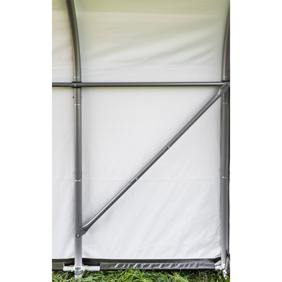 ShelterLogic Weidezelt Run-In-Shed 49,64 m² 730x670x380cm Grün Bild 5