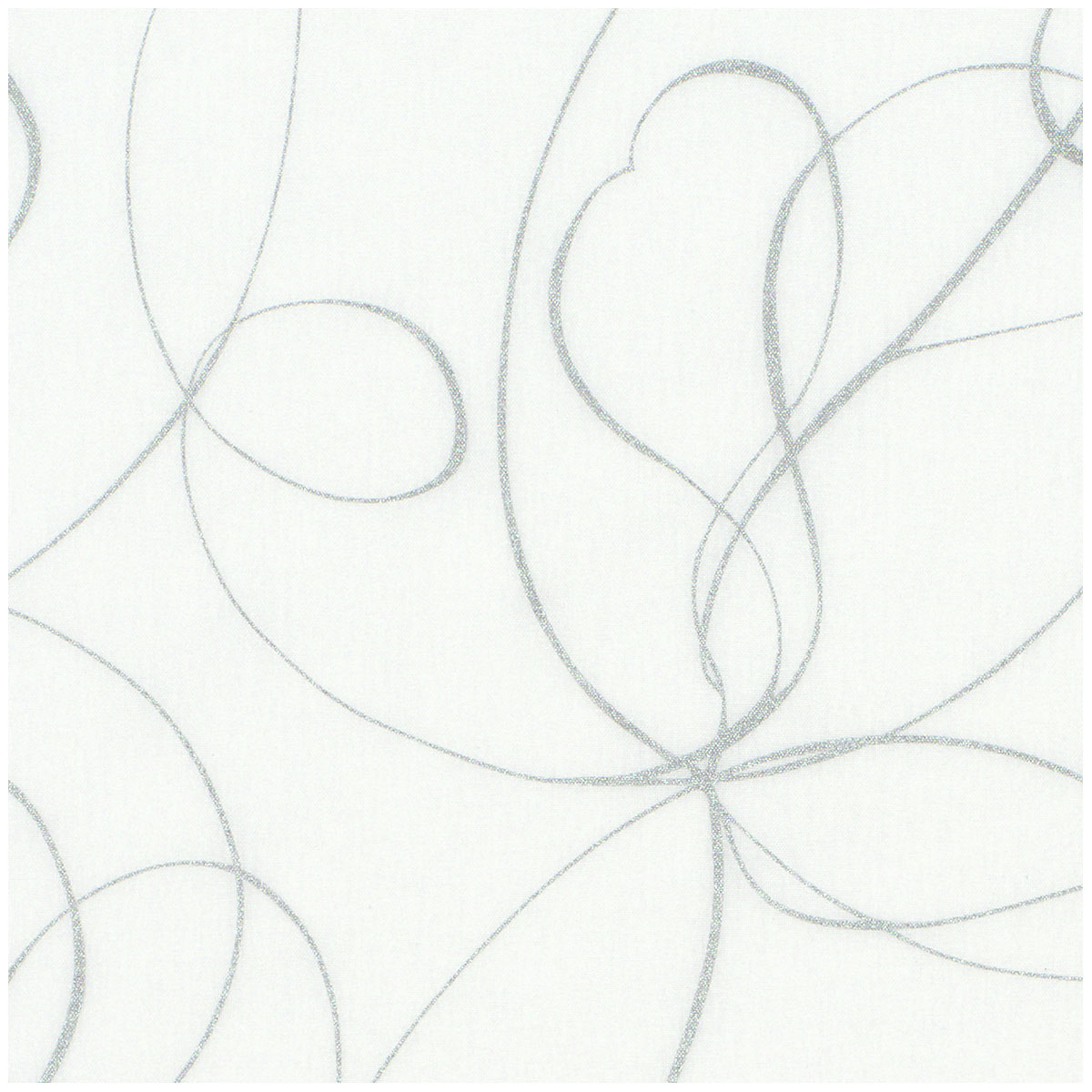 Gardinia Flächenvorhang Curling 245 x 60 cm weiß/ grau Bild 1