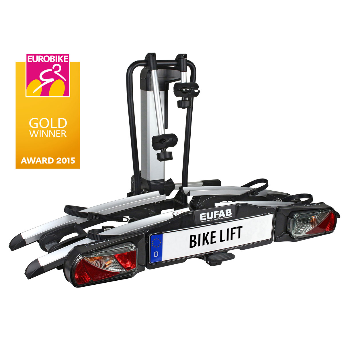 EUFAB Fahrrad-Kupplungsträger BIKE LIFT für 2 Fahrräder Bild 1