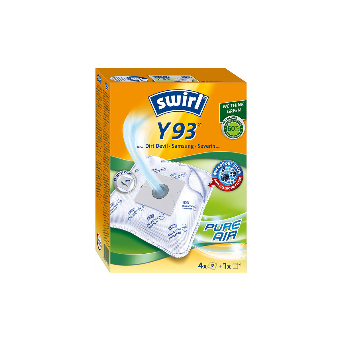 Staubsauger-Beutel Y 93 / Y 95 EcoPor