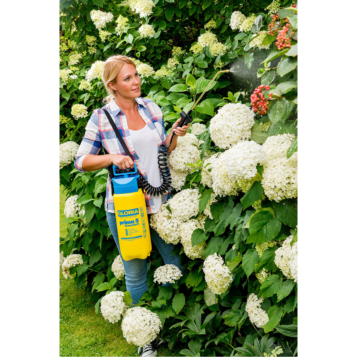 Gloria Drucksprühgerät Prima 5 Comfort 5 L inkl 2,5m Spiralschlauch Bild 3