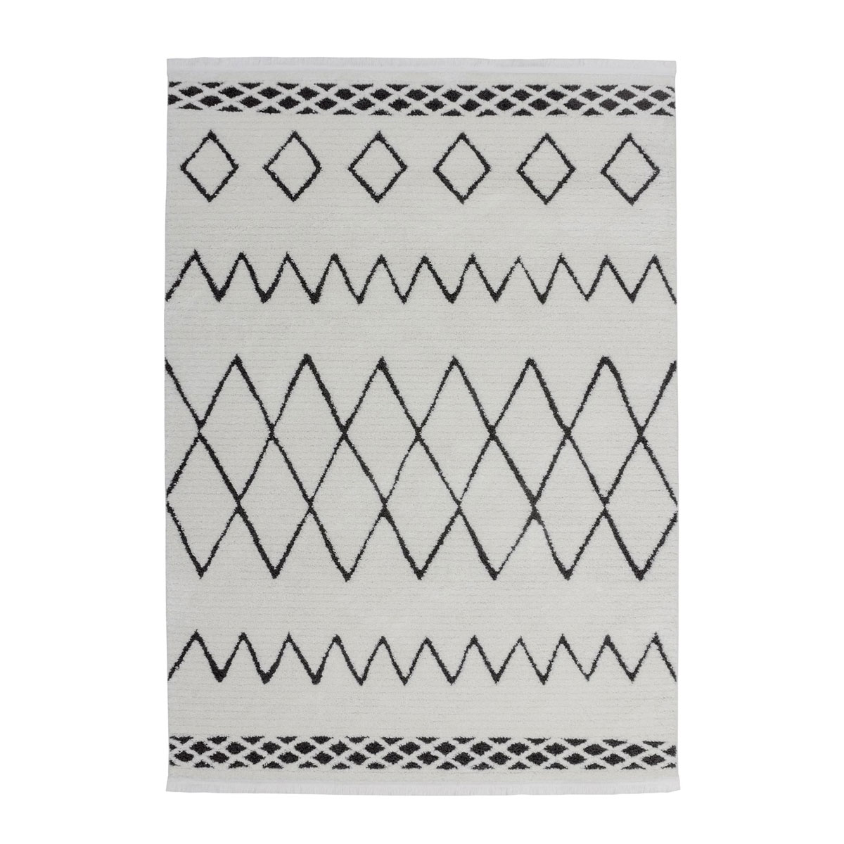 Hochflorteppich „Agadir“ 310 Schwarz, 120x170cm Bild 1