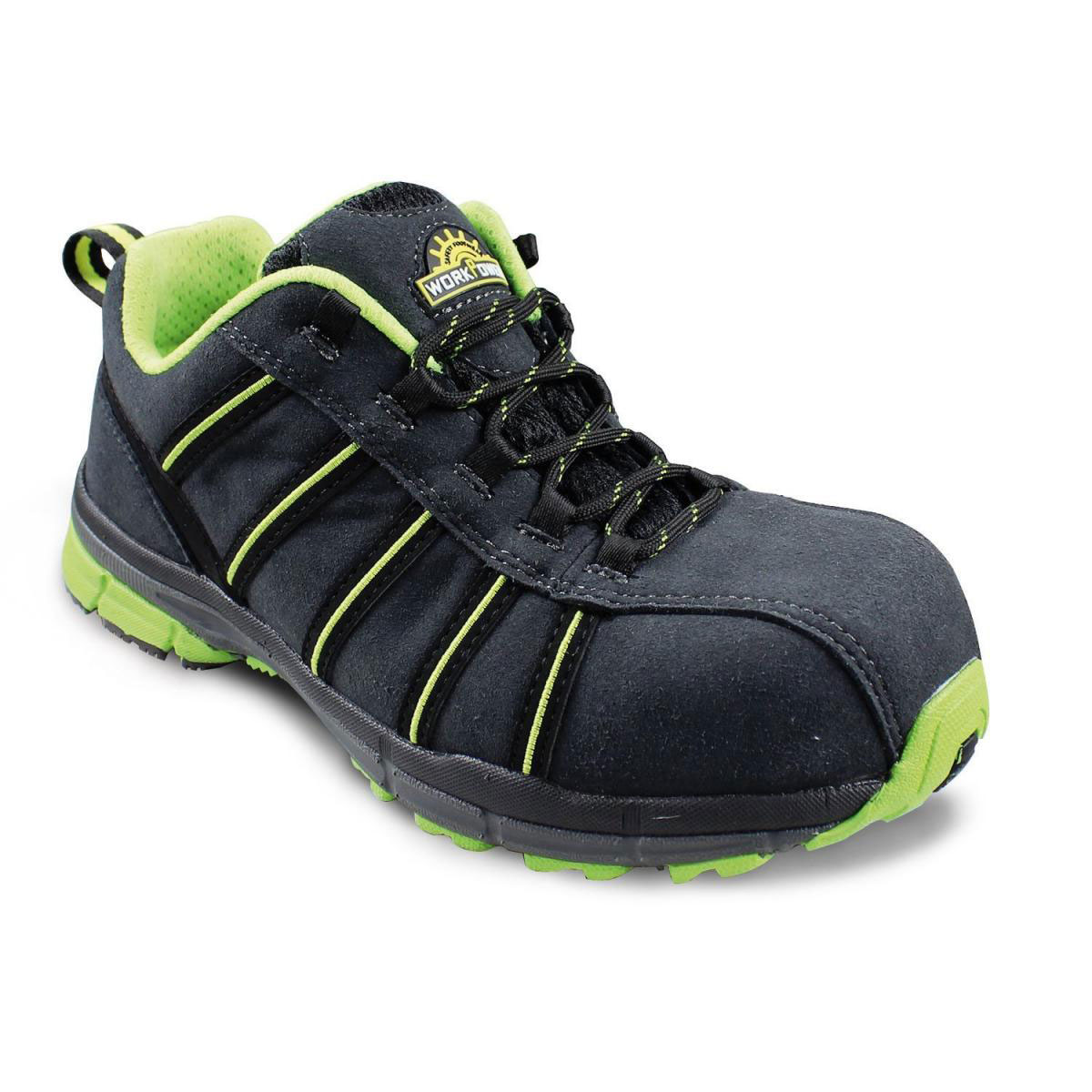 Damensicherheitshalbschuh S3 schwarz-grün Größe  Bild 1