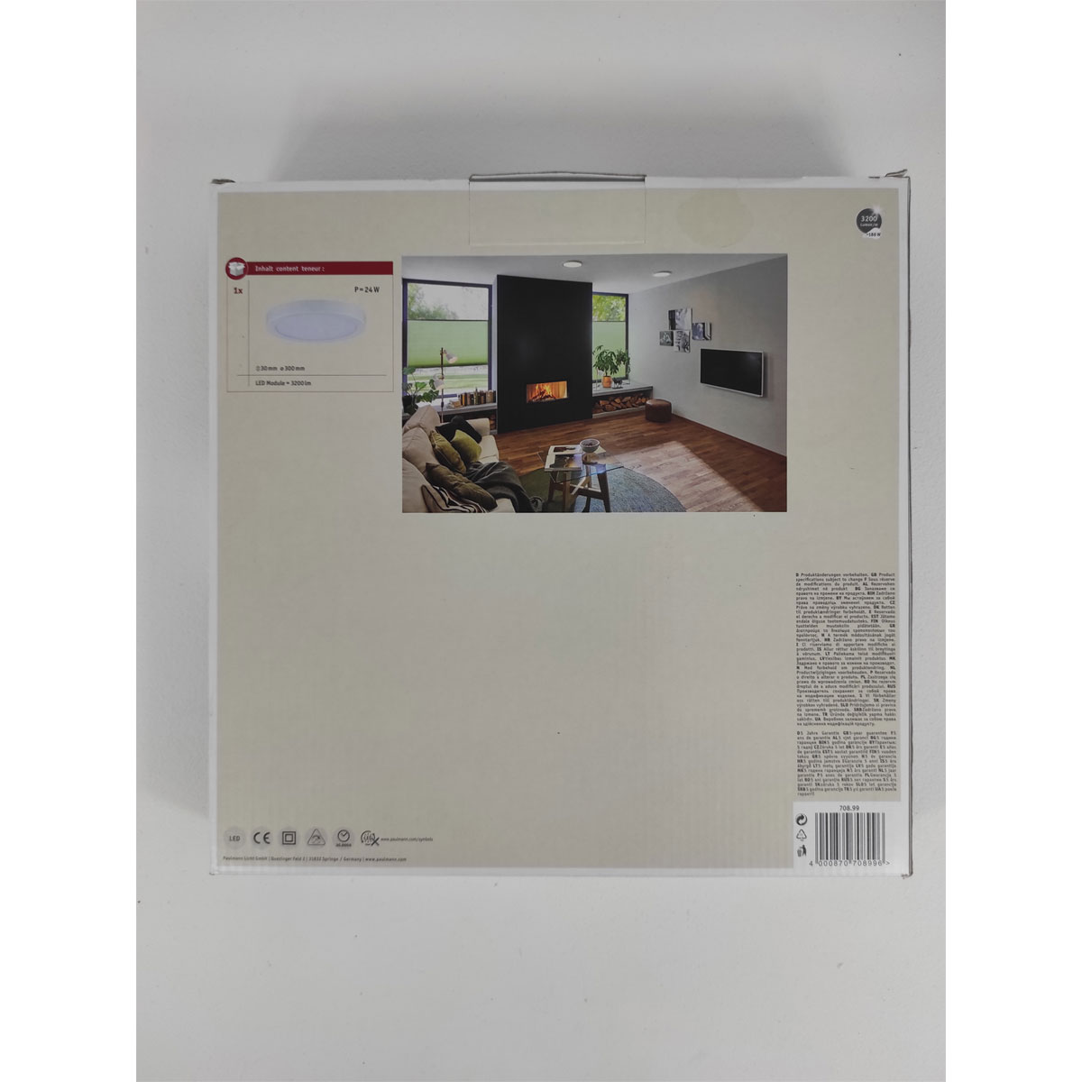 Paulmann LED-Panel Abia Durchmesser 30 cm weiß Bild 7