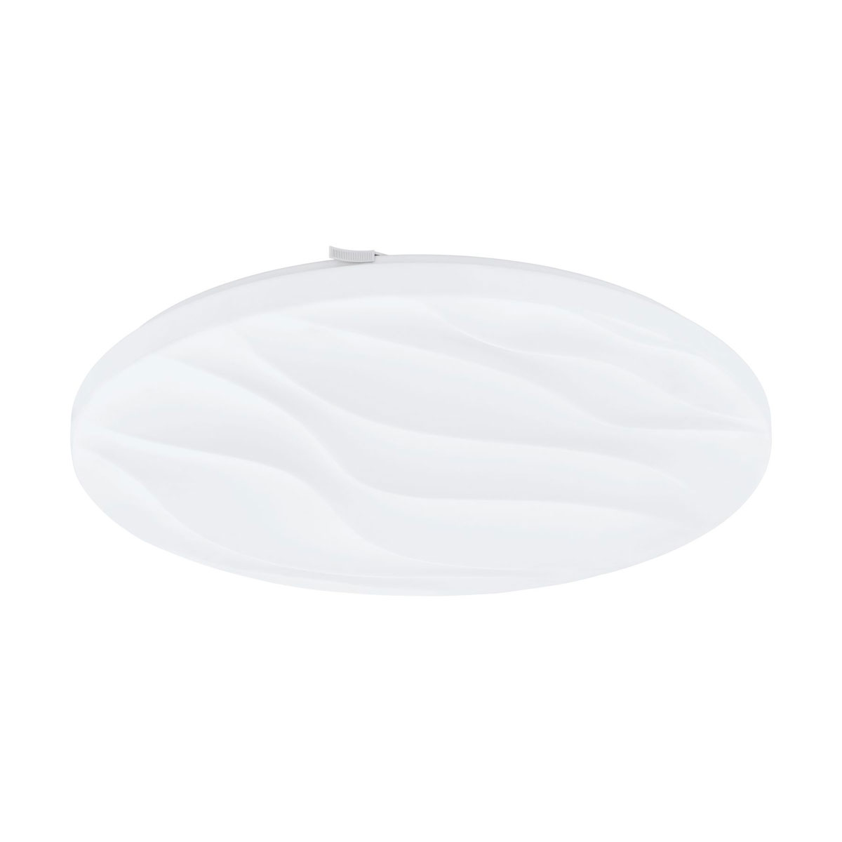 Eglo LED-Deckenleuchte Benariba mit Wellendekor Durchmesser 44 cm weiß