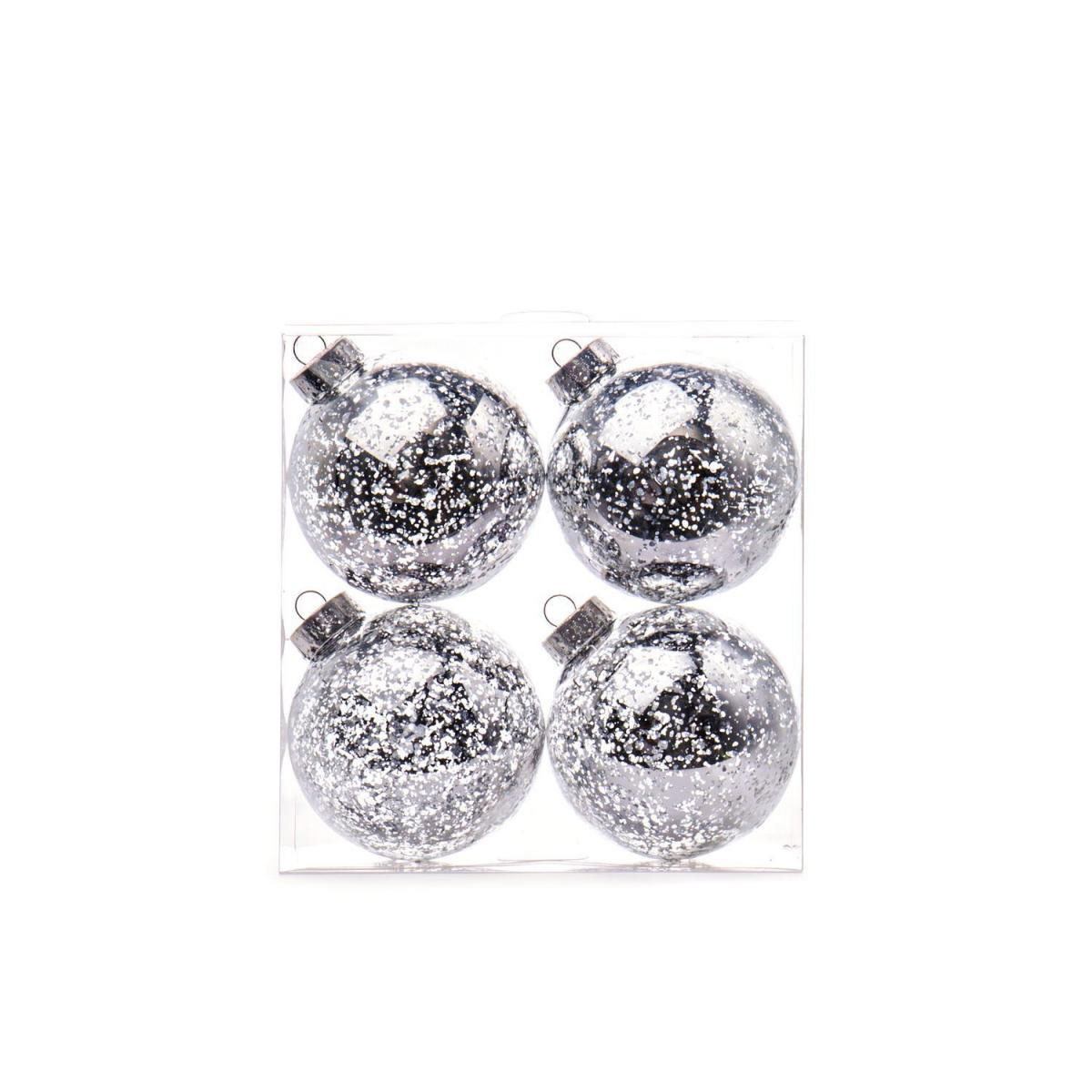 Ambientis Kugel-Set 4 Stück silber Bild 2