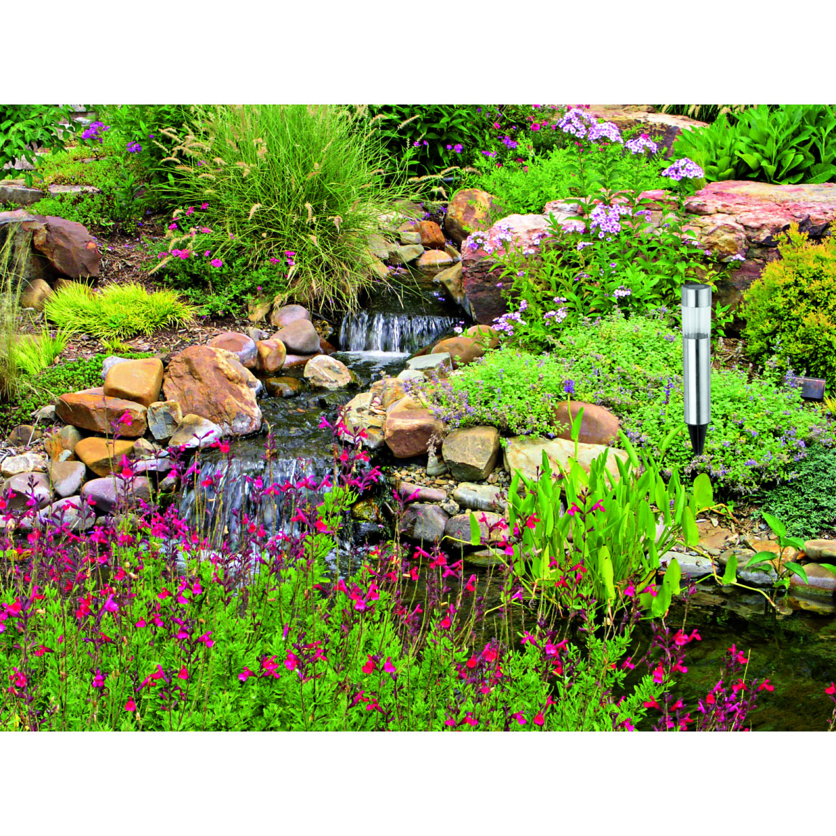 Flector Garten Solar-Wegeleuchte als Erdspieß Edelstahl Bild 2