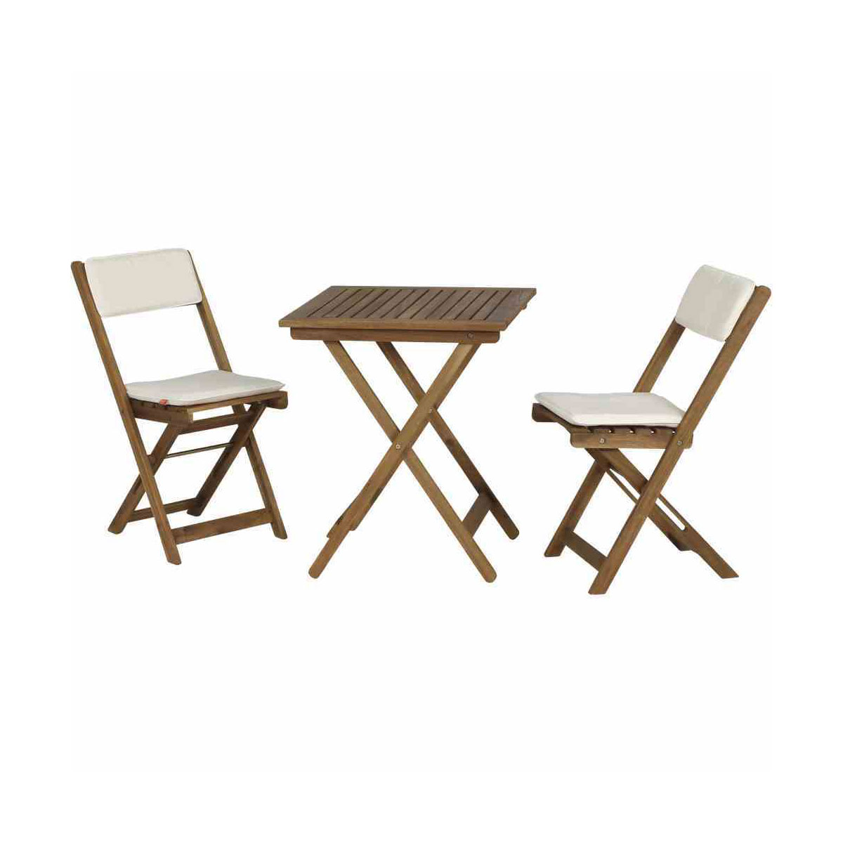 Siena Garden Balkonmöbelset Almeria 3-teilig Akazienholz natur Bild 1