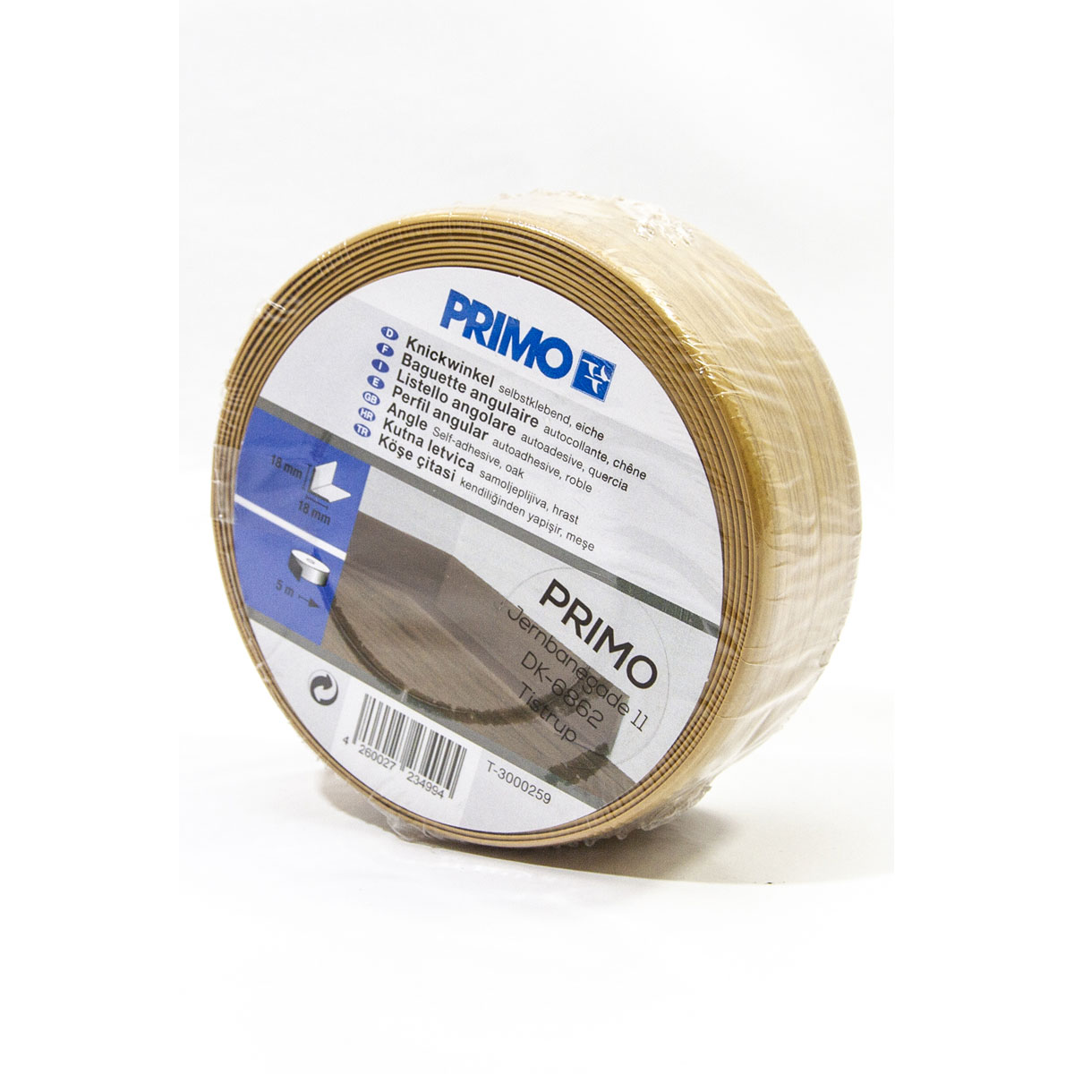 Knickwinkel eiche 18/18 in 5,0 m