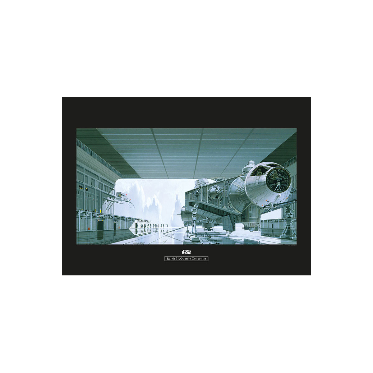 Komar  Wandbild Star Wars Classic Hangar Shuttle 50x40 cm Bild 2