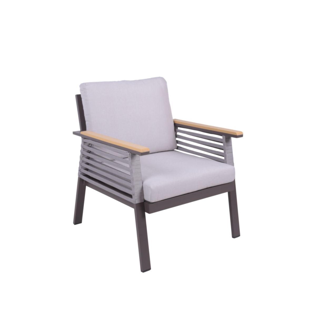 Garden Pleasure Lounge-Gruppe DENIA Aluminium, Non-Wood, Seilbespannung Bild 2