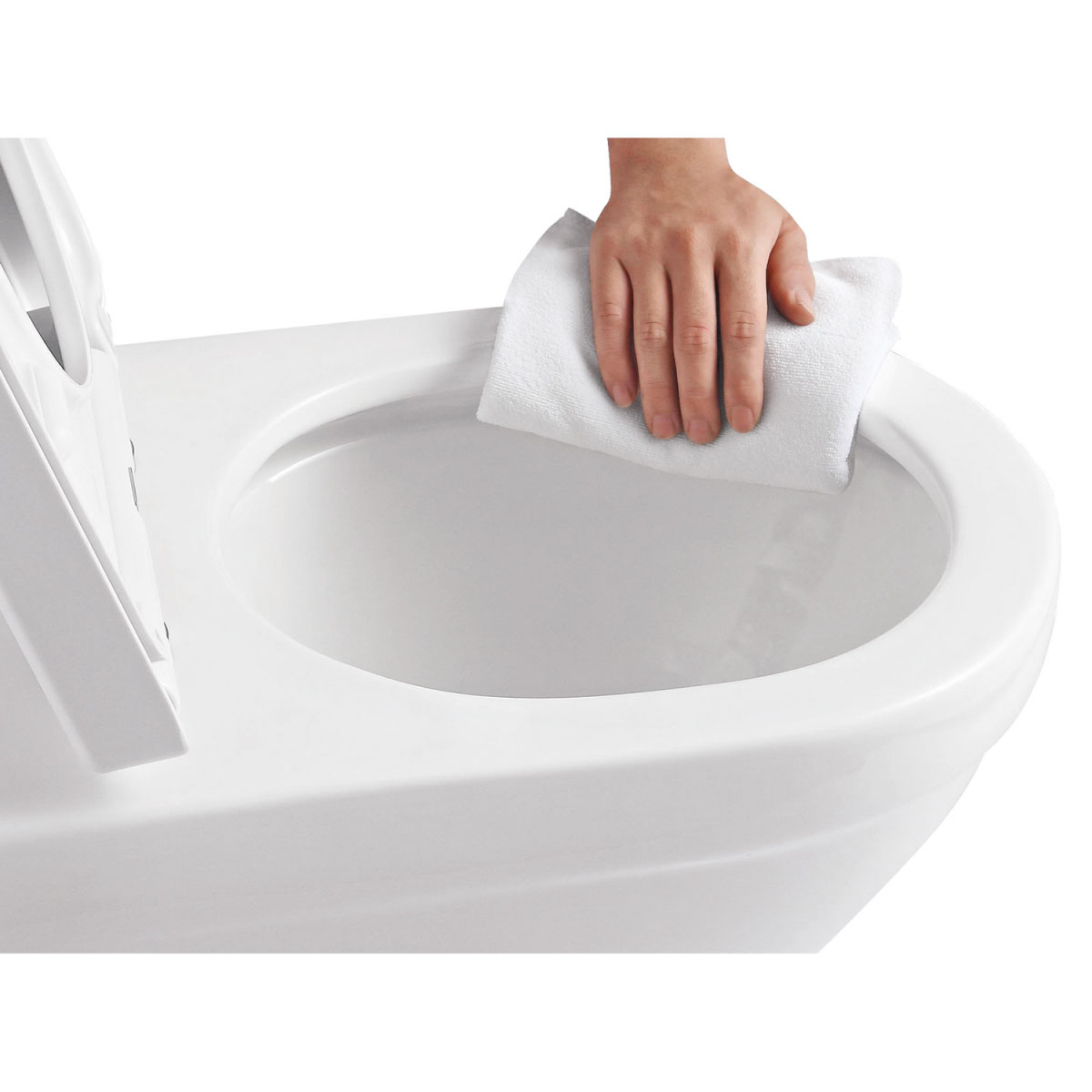 Valblue Spülrandloses Stand WC-Set erhöht und 7 cm 3-tlg Bild 4