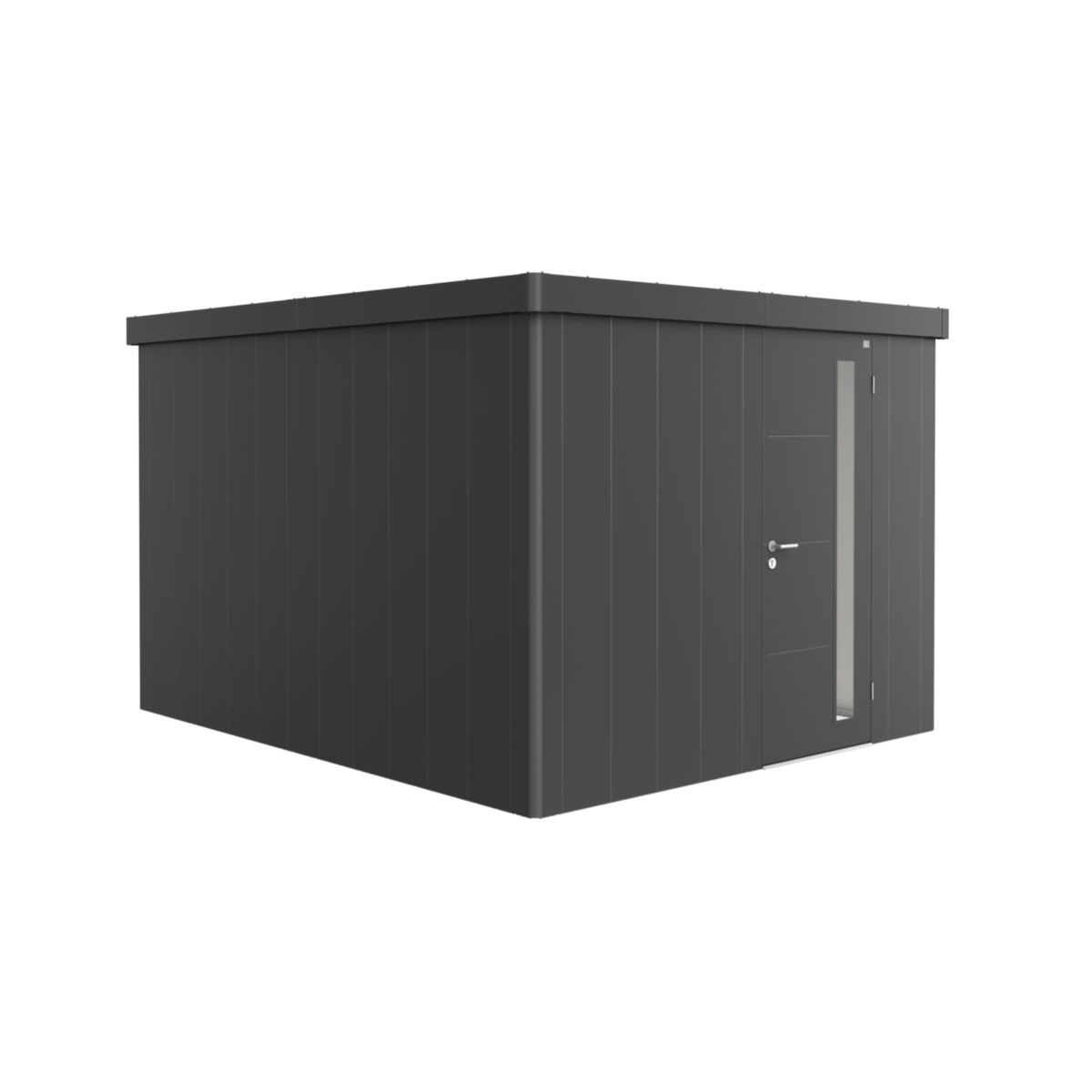 Biohort Gerätehaus Neo 4C Standardtüre dunkelgrau-metallic